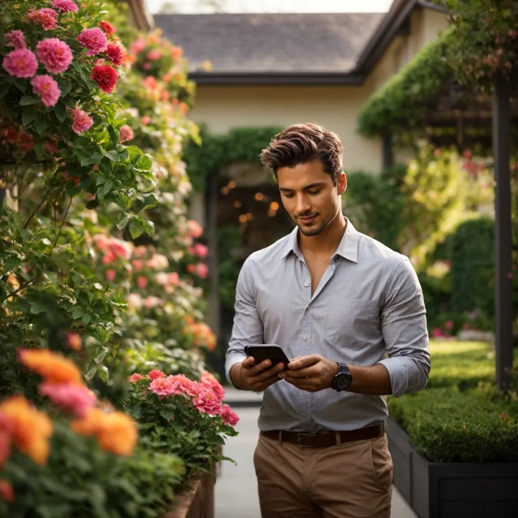 Woox WiFi Smart Garden Irrigation Control-system, perfekt för fjärrstyrd bevattning av trädgården, kompatibel med Google Assistant & Amazon Alexa.