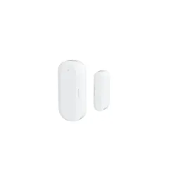 Zigbee-aktivert WOOX Smart Door & Window Sensor for sikkerhet og automatisering i hjemmet, kompatibel med Alexa og Google Assistant.