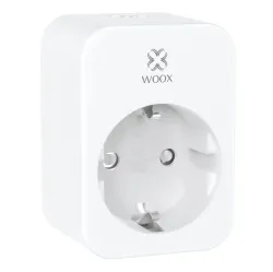 Woox Smart Plug 16A med Energy Monitor för styrning av smarta hem, energispårning, röstkommandon, schemaläggning och fjärråtkomst